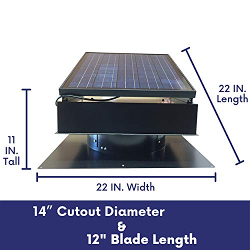 Solar Powered Roof Vent Fan