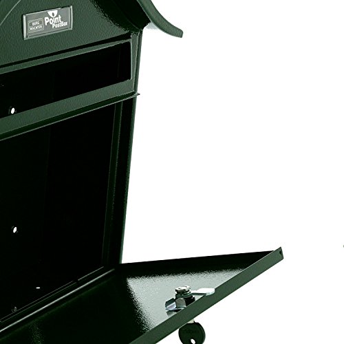 Burg-Wächter brievenbus, A5 inworp-formaat, verzinkt, plaatstaal, Holiday 5842 GR, groen - Afbeelding 5