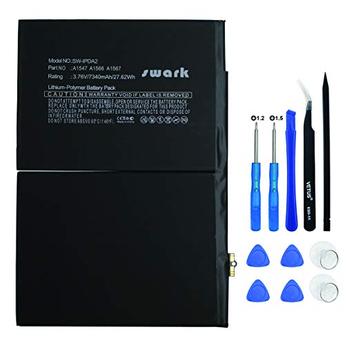 Swark Replacement A1547 Battery compatible with Apple iPad Air 2 A1566, iPad Air 2 A1567, iPad 6 (6th Generation)