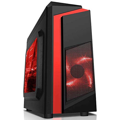 ADMI Gaming PC: AMD A10-9700 3.8GHz Quad Core, Radeon R7 Graphics, 1TB HDD, 8GB DDR4 RAM, 600Mbps WiFI, Windows 10