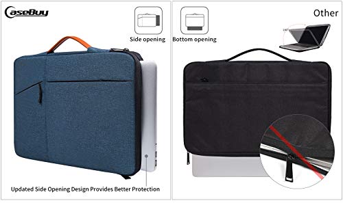 15.6 Inch Water Resistant Laptop Briefcase Bag For Hp Envy X360 15.6, Hp Pavilion 15, Lenovo Ideapad 15.6, Acer Aspire 5 Slim Laptop, Acer Chromebook 15, Msi Gl63, 15.6" Protective Notebook Bag #TOP4