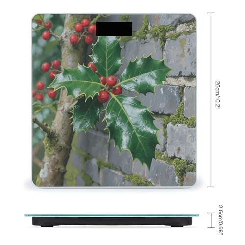 Báscula digital para baño con pantalla LED y vidrio templado miniatura 2