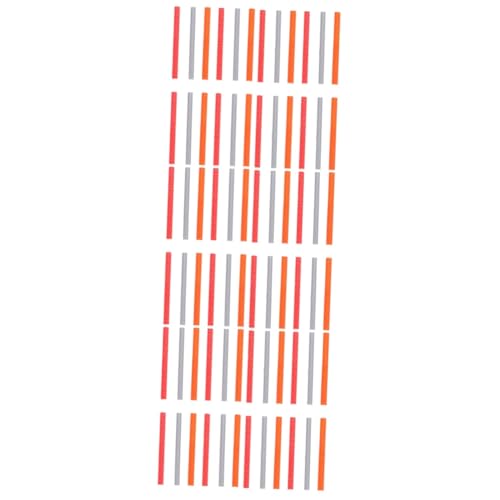 KESYOO 3sets Creative Wheel Spokes Reflective Clips Abs Tube Material Bike Wheel Decorations Safety 36pcs*3