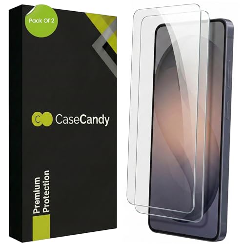 Image of Casecandy Armour - 2 Pack for Samsung Galaxy S26 Ultra Screen Protector Tempered Glass, 9H Glass for S26 Ultra Screen Protector 5G, [Easy Application Kit] [Bubble Free] - HD