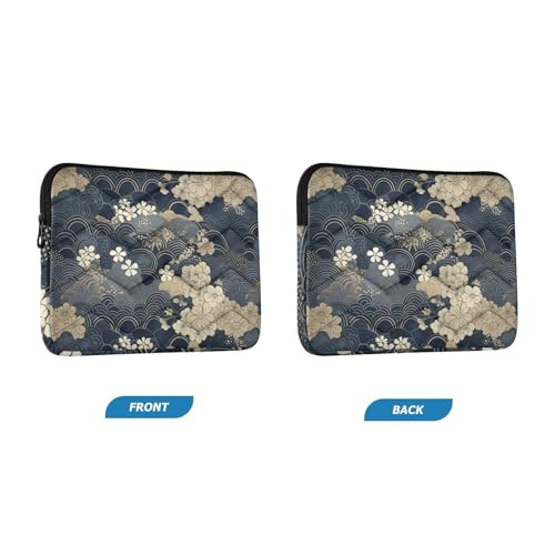 Funda para portátil de 13-14 pulgadas impermeable con estampado japonés miniatura 2