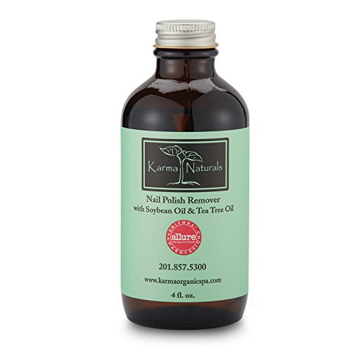 Karma Organic Nail Polish Remover-Tea Tree Oil Based Formula, moisturize and Nourish Nails