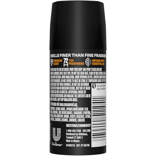 AXE Desodorante Body Spray Sin Aluminio, 6 Pack Viaje miniatura 2