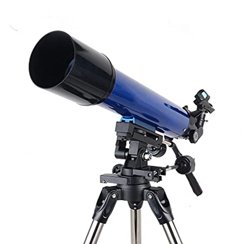 Telescopio astronómico refractor 90 mm para estudiantes miniatura 1