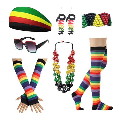 [Leimezsty] Rastafarian Women's Jewelry Set Juneteenth Jamaica African AccessorieswbhohTOXEbh_OCOlbNXW}CJANZT[