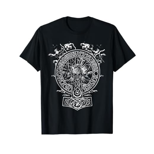 VIKINGS RISE - HAMMER OF THOR - Norse Mythology T-Shirt Gift