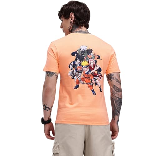 Image of Amazon Brand - INKAST Men Printed Half Sleeve Cotton T Shirt | Regular Fit