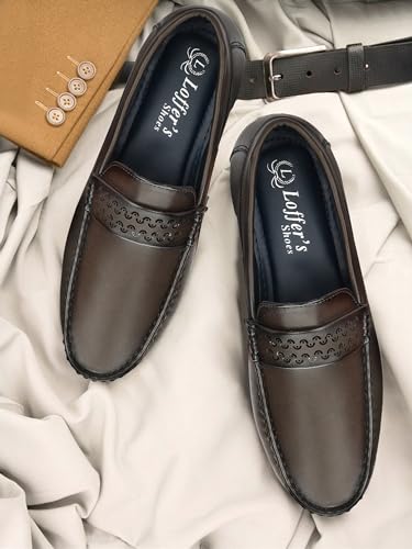 Image of Inklenzo Casual Loafer for Men's Shoes Black Brown Tan Shoe for Men Loafer