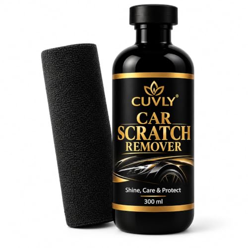 Image of Car Scratch Remover Wax Polish for Vehicles | Repair Deep Scratches Swirl Remover and Paint Restorer Kit with Microfiber Cloth Polishing & Waxing Set for Cars, Bikes & Ev's 300ML