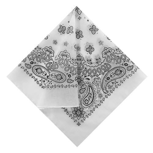 Image of Single Pack Bandanas 60s Premium Cotton Soft Thin Handfeel Large Handkerchief for Men and Women