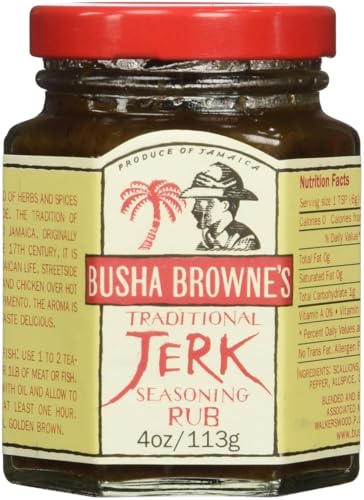 Busha Browne Jrk Seasoning Rub 4 Ounce (Pack of 6)