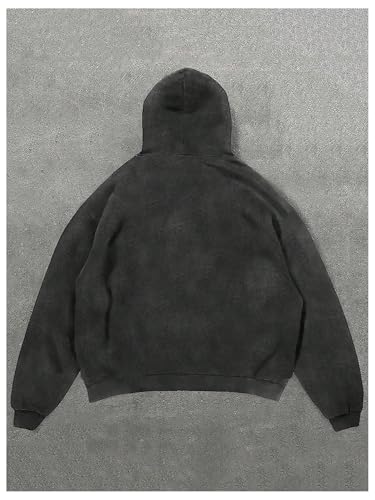 SOLY HUX Men's Gothic Hoodies Casual Long Sleeve Pullover Shirts Street Hooded Sweatshirts2