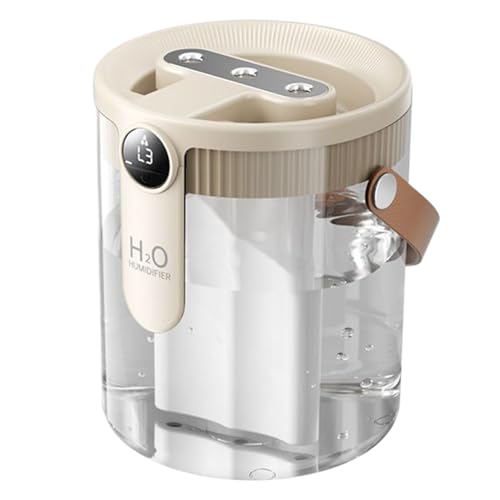 Humidificador Para Dormitorio - Humidificador de Vapor Frío | Difusor Silencioso De 3 Boquillas Para Hogar Dormitorio Guardería Plantas Viajes