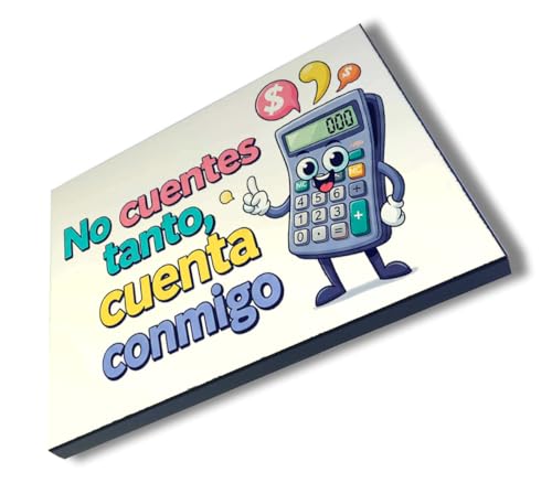 MERCHANDMANIA Panel fotográfico decorativo frase graciosa amistad problemas vida cuadro acabado brillante elegante pared