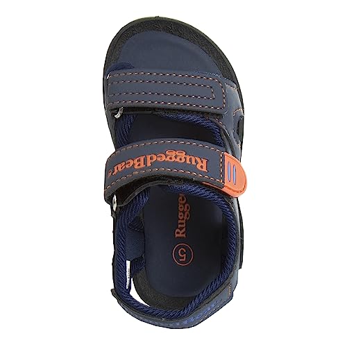 Image of Rugged Bear Kids Boys Girls Open-Toe Outdoor Sport Water Sandals - beach pool slide adjustable strap shoes athletic summer (Toddler /Little Kid /Big Kid)