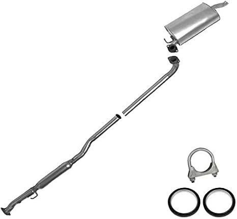 resonator pipe muffler exhaust system kit fits: 1997-2001 Toyota Camry 2.2L