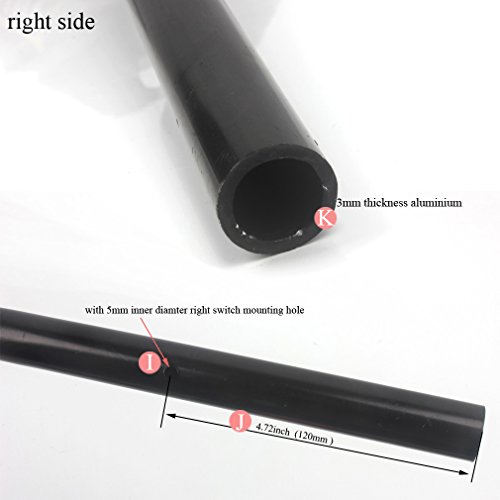 Moto 7/8" 22MM Guidon Manipuler Bar avec Mousse Tampon pour CRF YZF KXF KLX RMZ DRZ Fosse Saleté Bicyclette Motocross ATV Quad Noir - Image 4