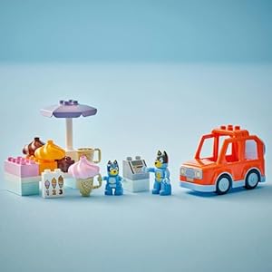 Amazon.co.jp - レゴ® デュプロ ブルーイとアイスクリームを買いに行こう 10458