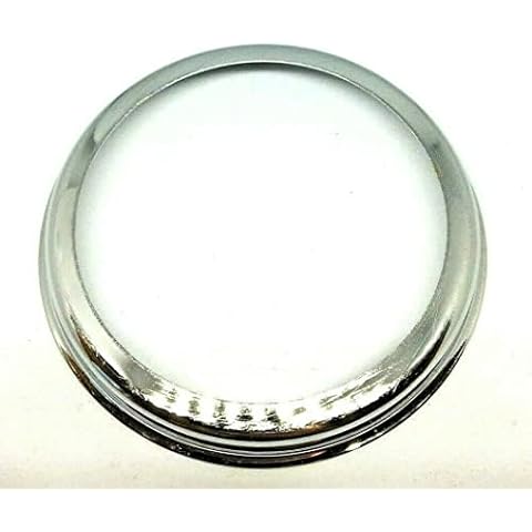 Compatible with Chrome Rim Bezel Ring Compatible with Lucas L488 L594 | Mini, MG, Compatible with Land Rover Series 1 2 2A Cover