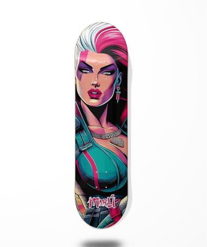 Maru monopatín Skate Skateboard Deck Tabla Cyberrock 8.375