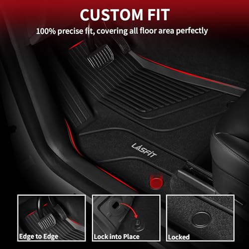 LASFIT Floor Mats for Hyundai Ioniq 5 2024 2023 2022 Only Movable Console by LASFIT - Used condition - Image 4
