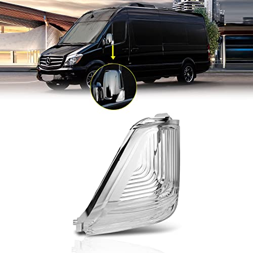 Intermitente Retrovisor 2 Piezas Compatible Con Mercedes Sprinter Y Crafter (2006-2018): Luces De Giro Izquierdo Y Derecho