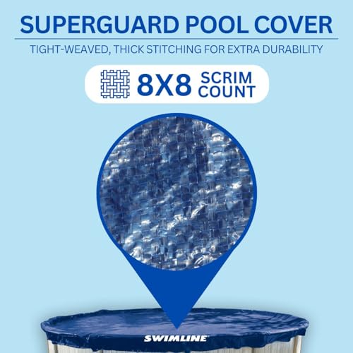 Cubre piscina Swimline Hydrotools 37 ft redonda miniatura 4