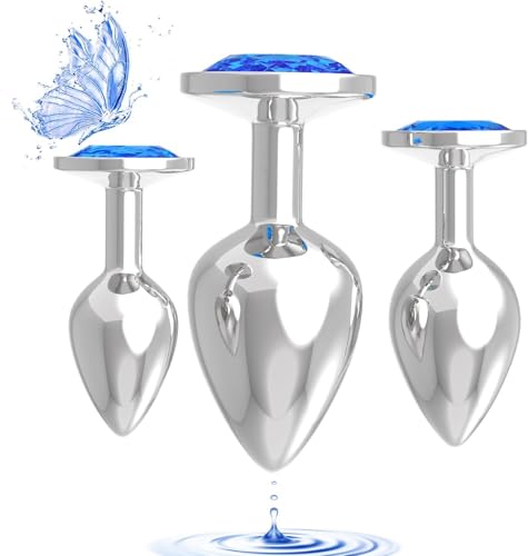 Portable Soft Silicone Adult Toy Exercise Tool for Men Women 3 pcs Blue