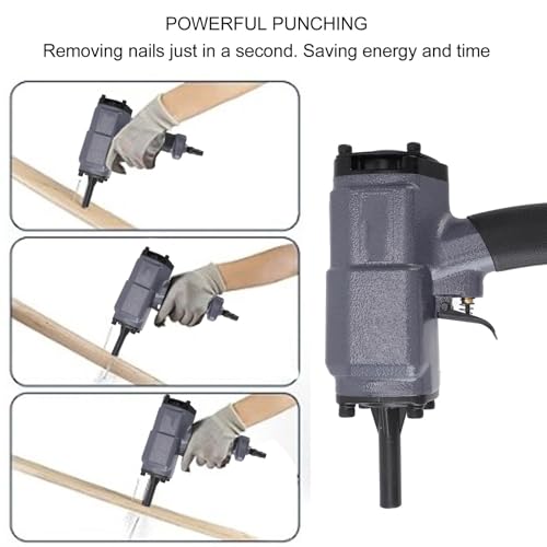 Pneumatic Nail Puller, Denailer Removes Nails At The Head Diameter of 1 to 5mm/0.2in Nail Remover Tool 0.4 to 0.8mpa - Image 2