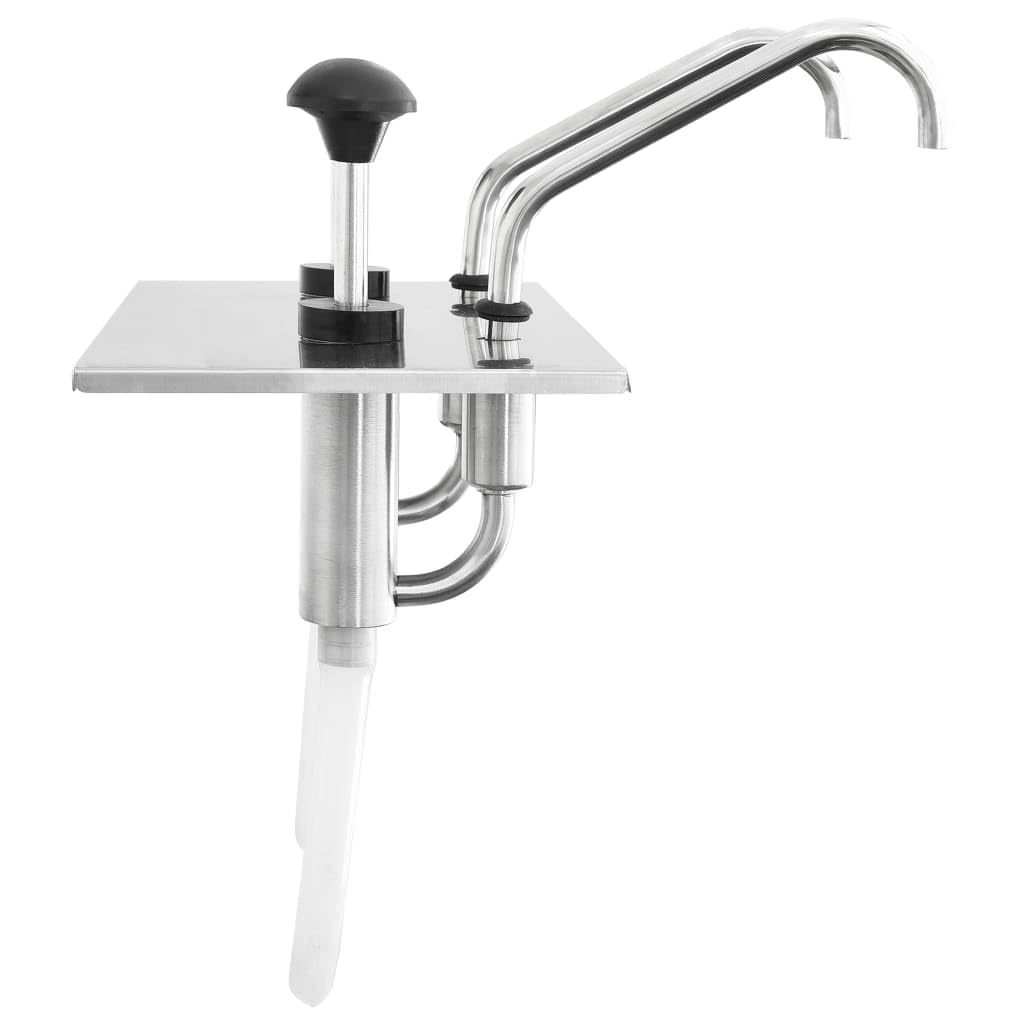 Générique Dispenser per salse in acciaio inox, 2 x 3,5 L