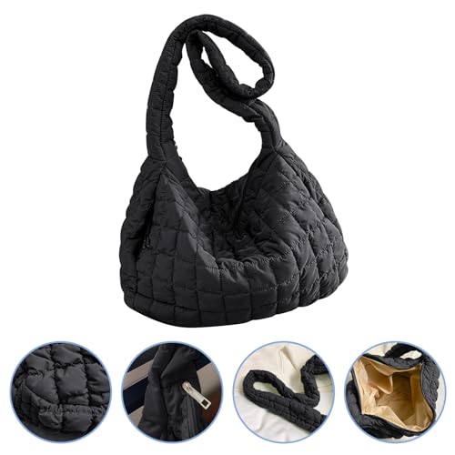 Image of seOSTO Puffer Bag for Women Puffer Tote Bag Quilted Tote Bag