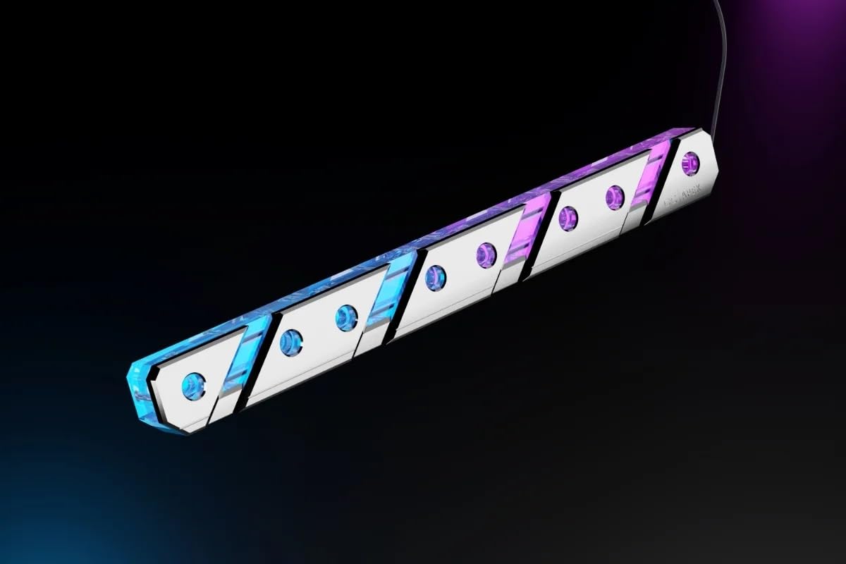 Alphacool Apex Manifold 360mm (14678) - Transparenter aRGB-Verteiler f?r Custom-Watercooling