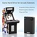 12TB Retro Gaming Hard Drive - Retro Game Console 12TB HDD 96000+Video Games,420+ Emulators,TOP 6000+ 3D Games,170+ AAA PC Games,Game Emulator External Hard Drive for Win 8/10/11,USB3.0,sata3.0