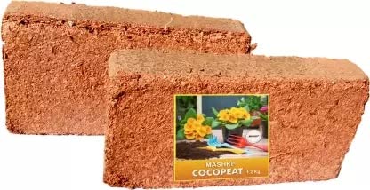 MASHKI Natural and Organic Cocopeat (Coirpith or Coco Fibre or Coco Peat) for Home Gardening, Kitchen Garden and Hydroponics Farming Manure (1.2) (B0B3JNQ9QV) Amazon Price History, Amazon Price Tracker