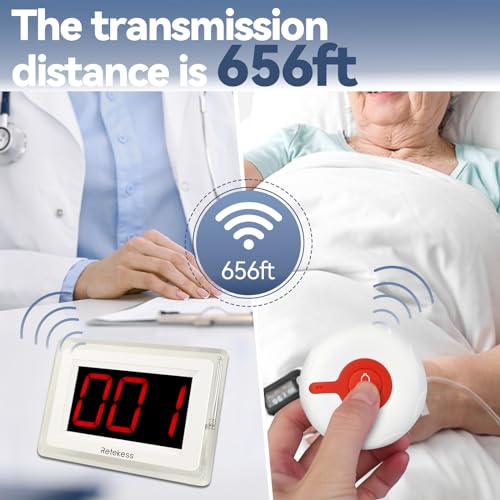 Image of Retekess T114 Caregiver Pager, Wireless Calling System