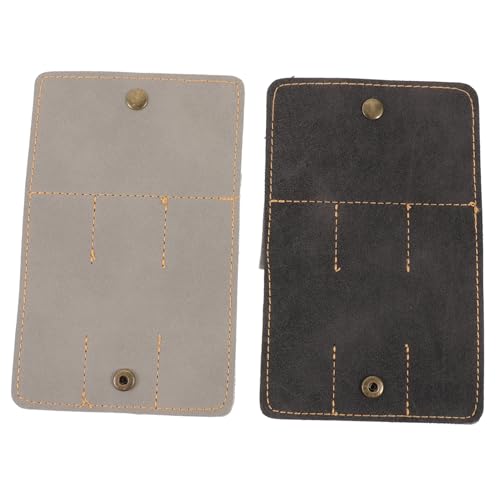 ARTIBETTER 2pcs Memory Card Organizer Case Multi-Functional Holder for Cards Compact Lightweight Storage for Travel Compatible Tablets Phones Cameras Grey