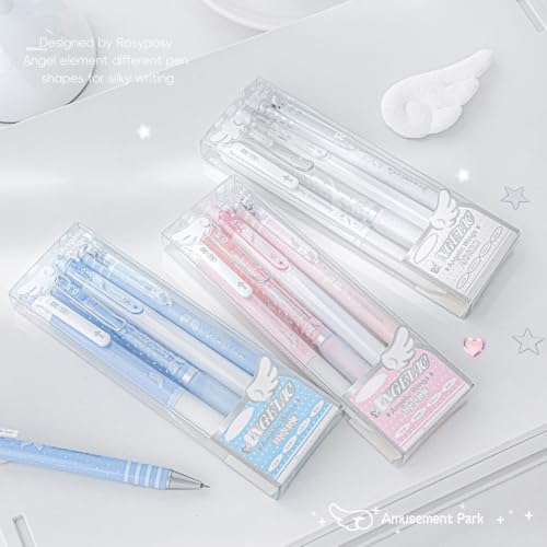 Set de 4 bolígrafos gel Angelic Pearlescent 0.5 mm miniatura 2