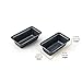 Instant Pot Official Non-Stick Mini Loaf Pans, Set of 2, Versatile for Meatloaf, Lasagna, Desserts, Compatible with 6-Quart and 8-Quart Cookers, Easy Cleanup, Gray
