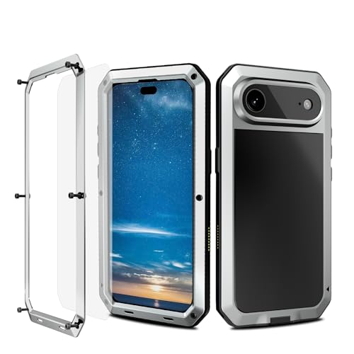 Coque robuste iPhone 17 Pro Max argent pour chantiers et randonnée - 2