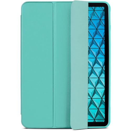 Coque Samsung Galaxy Tab A8 turquoise fine housse de protection antichoc avec support rigide