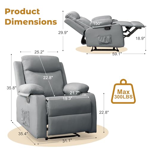 Sillón reclinable pequeño Menta miniatura 2