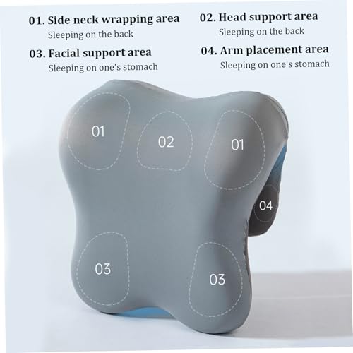 Support de chaise en mousse mémoire de forme avec couverture douce en polyester et spandex - 3