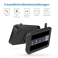 AUTO-VOX W7 5“ LCD Kabellos Digital Rückfahrkamera Set, mit eingebautem Funksender, Wireless Einparkhilfe, Wasserdicht IP68 Nachtsicht – Ansicht 7