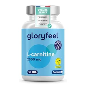 L-CARNITINE Naturelle 2941mg, Tartrate de L-Carnitine, Pre Workout Sportives Energir Résistance, 140 Capsules de Carnipure ®, Hautement Dosée, 100% Végétalien, Testé en Laboratoire, Sans Additifs