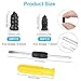 Linkstyle 60PCS Tire Plug Kit, Tire Repair Rubber Nails, Vacuum Tyre Repair Screws Fast Repair Kit with a Box, Screwdriver, for Car Motorcycle Truck ATV Tire Puncture Repair