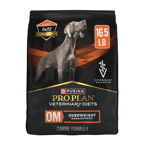 Purina Pro Plan Vet OM Overweight Management Dry Dog Food, 16.5 lb Bag